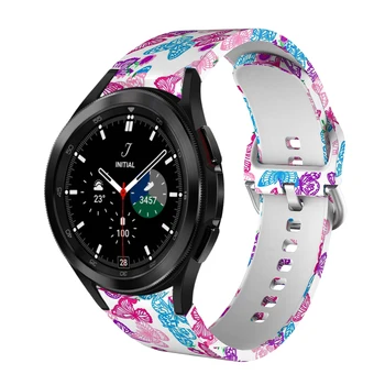 20 мм и Каишка за Часовник Samsung Galaxy Watch4/watch4 класически 42 мм и 46 мм, 40 мм 44 мм Гривна Силикон Гривна Каишка Аксесоари