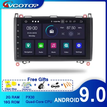 Авто мултимедиен плейър AVGOTOP 2 + 16 GB/4 + 64 GB Android 9 Bluetooth GPS За Mercedes-Benz A-class W169 (2004-2012) /B-class W245